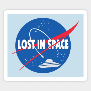 Lost in space NASA mashup Sticker